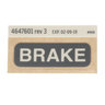 LABEL BRAKE PEDAL