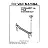 SERV.MAN-PERMANENT I.V. POLE