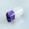 Enteral ENFit Transition Connector with cap for medication port. Non-Sterile Package.