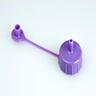 Pharmacy Bottle Cap, Size C, 22 mm. Purple. ENFit Syringe Compatible