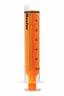Enteral Syringe with ENFit Connector 60 mL, Clear with orange plunger