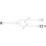 Y-Type Catheter Extension Set, Standard Bore, ONE-LINK, Needle-free IV Connector, Neutral Fluid Displacement, 6.5 (16.4 cm)