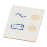 9042-056-04 : Label, AC Battery Status, Cool Gray 1C, ELI 350 with trim knob